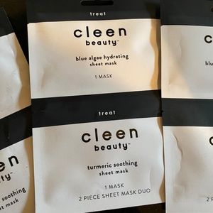 3 CLEEN BEAUTY TREAT 2 PC SHEET MASK DUO NEW DM#5
